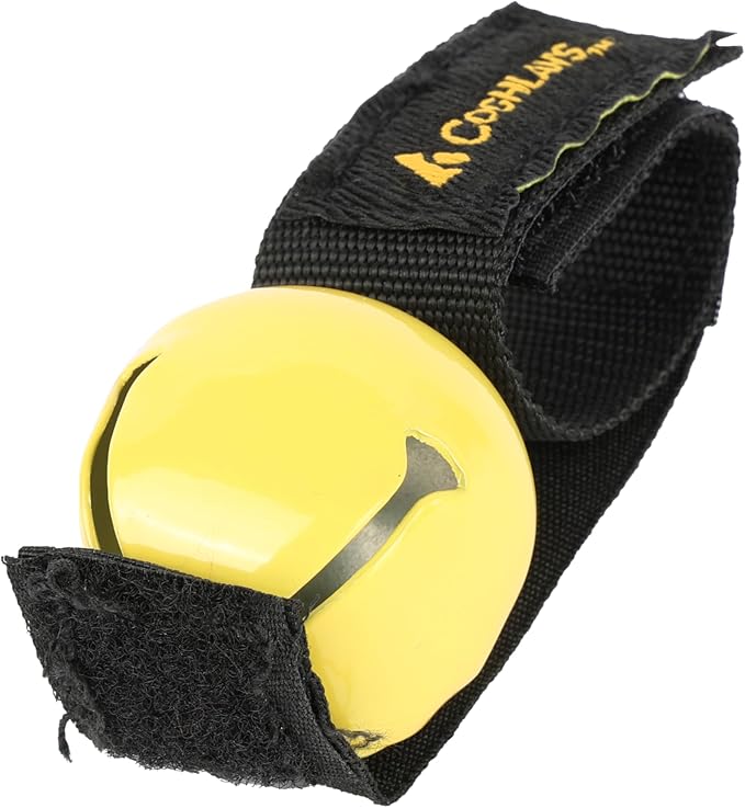 Coghlan's Magnetic Bear Bell with Silencer, Yellow ??Outdoor Safety for Hiking, Camping, and