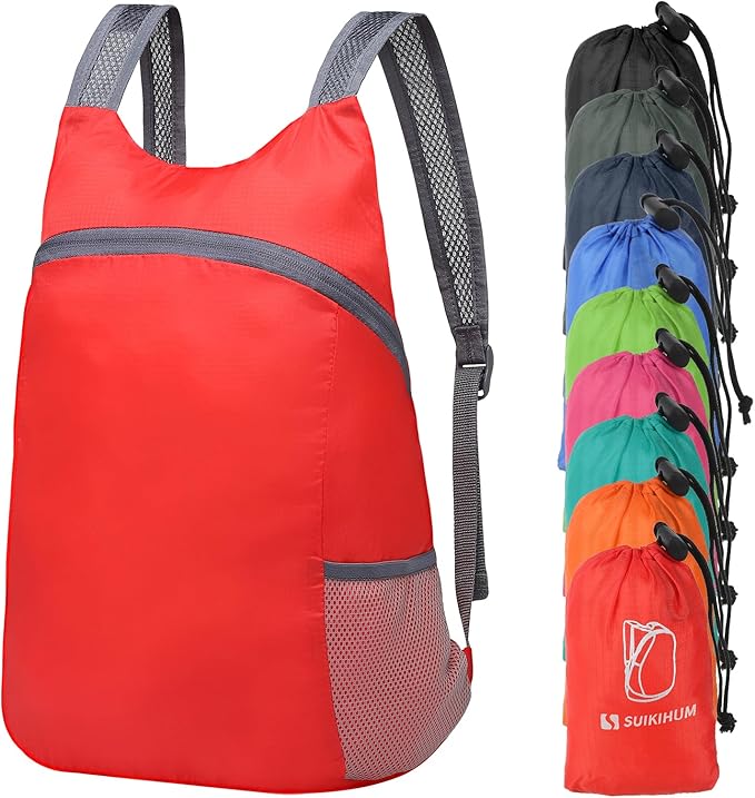 20L Ultra Hiking-Daypack Lightweight Foldable Travel Packable Backpack for Camping Cycling