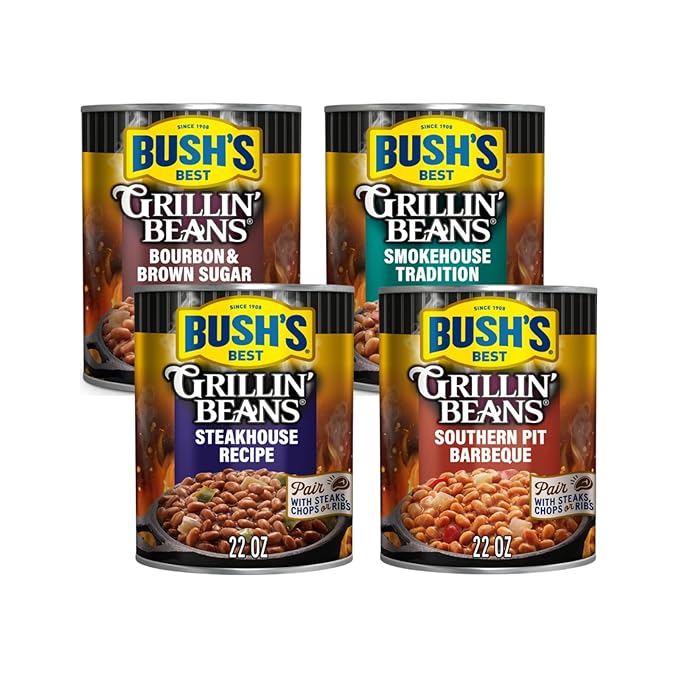 Bush's Best Baked Beans Variety Pack (Grillin??Beans Pitmaster 4-Pack)