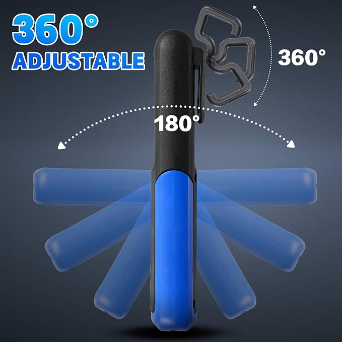 Work Light, 1000 Lumens Bright LED Work Lights, Rechargeable Work Light for Mechanics Portable&