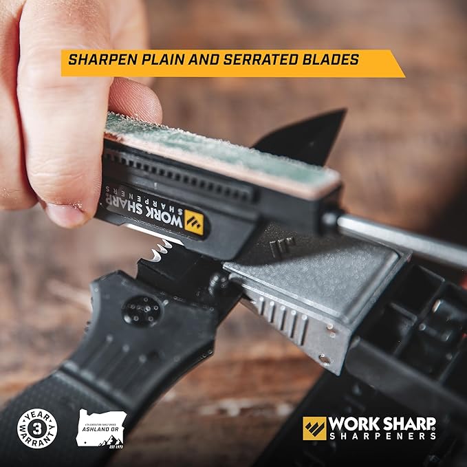 Work Sharp Precision Adjust Elite Knife Sharpener - Adjustable Knife Sharpening System - For
