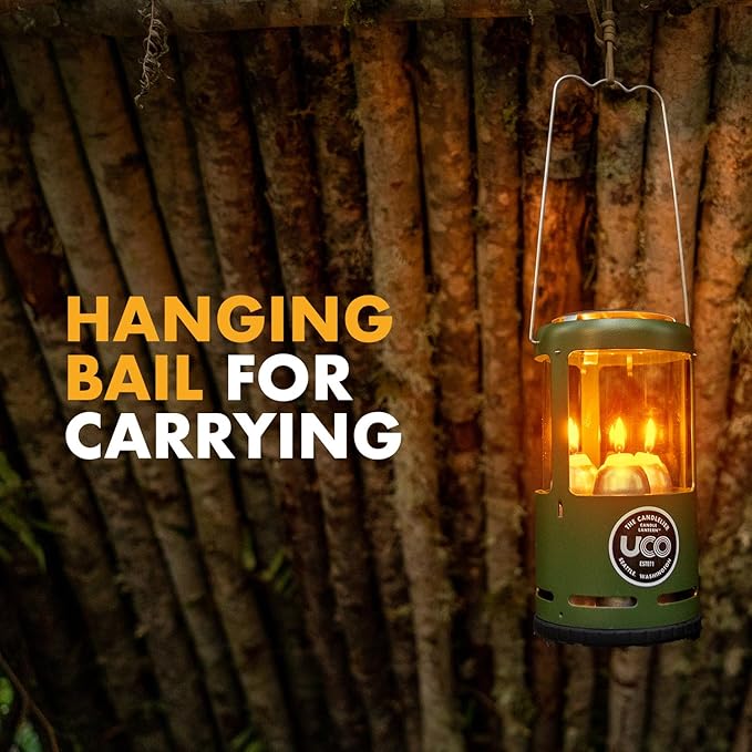 UCO Candlelier Candle Lantern, Candle Lanterns for Real Candles, Perfect Outdoor Gear for Camping