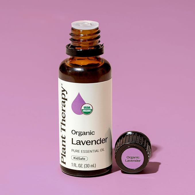 Plant Therapy Organic Lavender Essential Oil 100% Pure, USDA Certified Organic, Undiluted, Natural