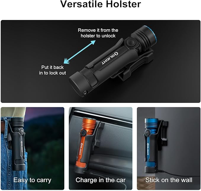OLIGHT Seeker 4 Pro Rechargeable Flashlights, 4600 Lumens High Powerful Bright Light with USB C