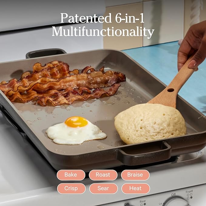 Our Place Bakeware Set | 5-Piece Nonstick, Toxin-Free, Ceramic, Cast Aluminum Set with Oven Pan