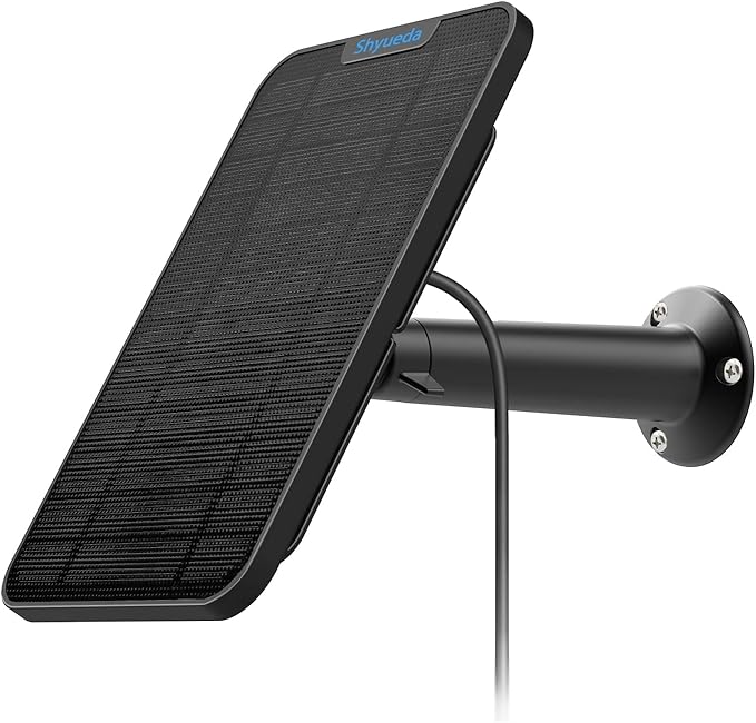 4W Solar Panel Charging Compatible with Arlo Pro 3/Pro 4/Pro 5S/Ultra/Ultra 2 only, with 13.1ft