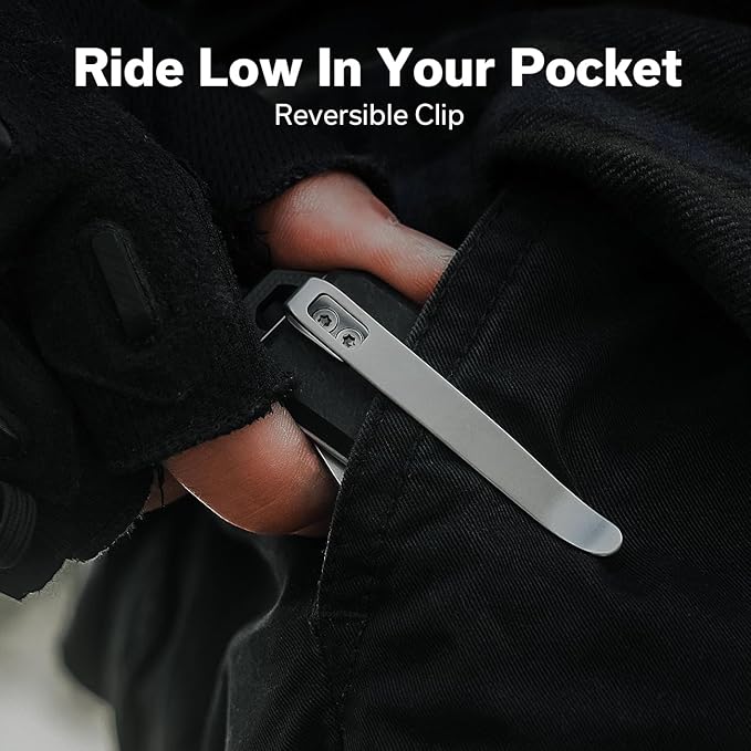 CIVIVI Neurohaptic Pocket Knife for EDC, Folding Knife with 3.74'' Nitro-V Blade G10 Handle
