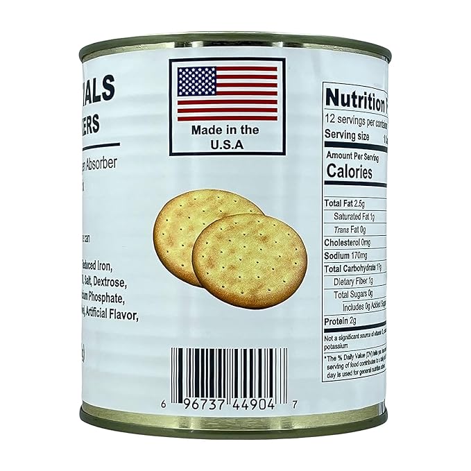 Future Essential Sailor Pilot Bread Crackers | Ship's Biscuit | Emergency Survival Food | Long Term