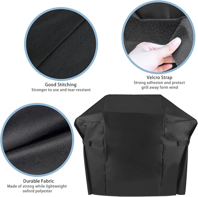 Grill Cover Weber Spirit II 200, Spirit 210 Series, 48 Inch 7138 Heavy Duty & Waterproof Anti-Fade