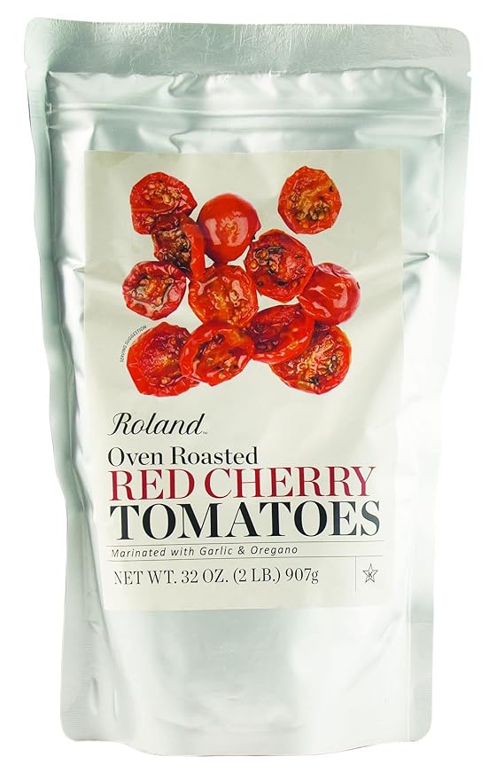 Roland Foods Oven Roasted Tomatoes, Marinated with Garlic and Oregano, Specialty Imported Food