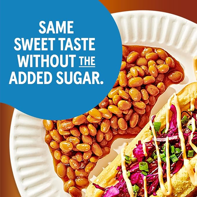 BUSH'S BEST 15.8 oz Canned Zero Sugar Baked Beans, Source Of Plant Based Protein and Fiber, Low