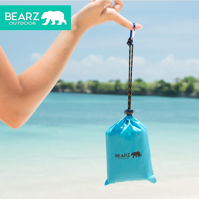 Pocket Blanket - Beach Blanket Waterproof Sandproof, Picnic Blankets Waterproof Foldable