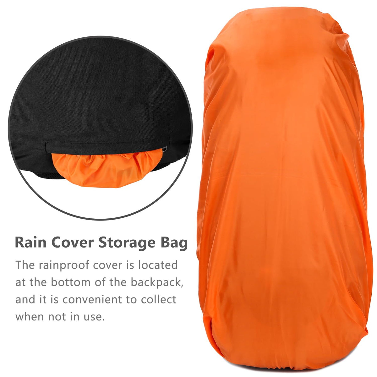 Esup 50L Camping Hiking Backpack Men with rain cover 45l+5l Lightweight Backpacking Backpack Travel