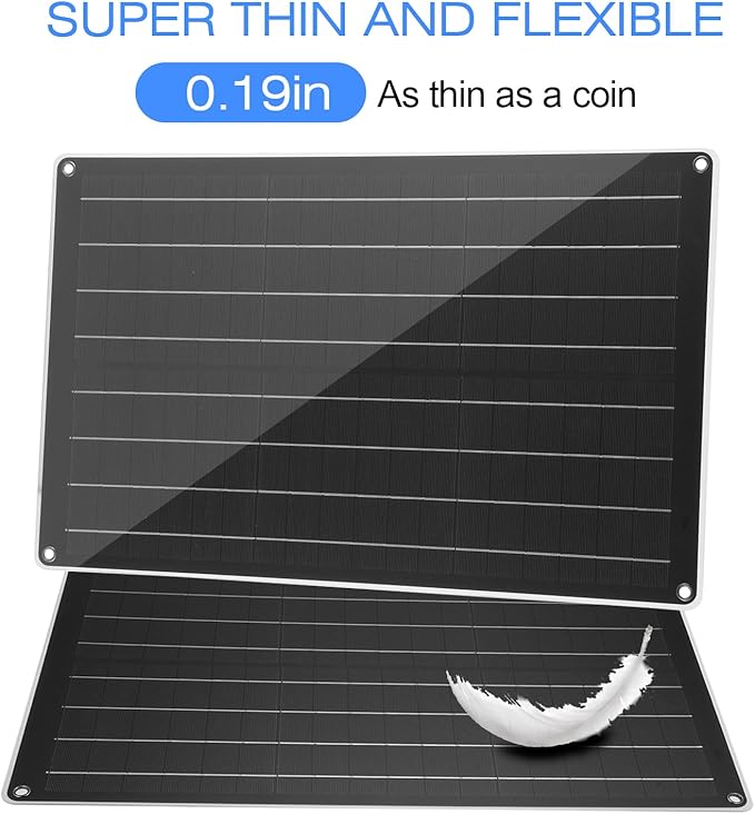 Lixada 30W Solar Charger Panel Kit with MPPT Trickle Maintiner Cntroller Portable Waterproof