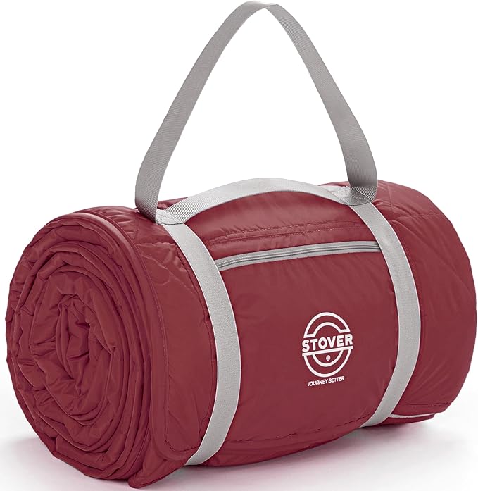 STOVER Waterproof Stadium Blanket – Portable Outdoor Camping Blanket for Travel, Picnics, or Sports