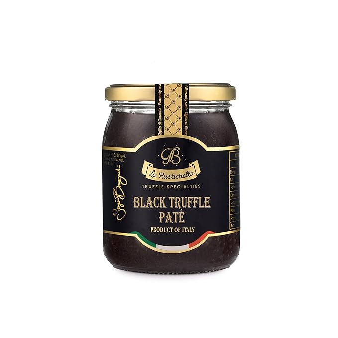 La Rustichella - Black Truffle Patè 17.64 oz (500 gr) - 100% Made in Italy | Vegan, Gluten-Free