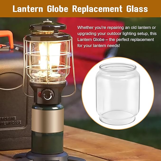 Replacement Lantern Globe for Coleman Max Northstar Lanterns, Coleman Lantern Parts Replacement
