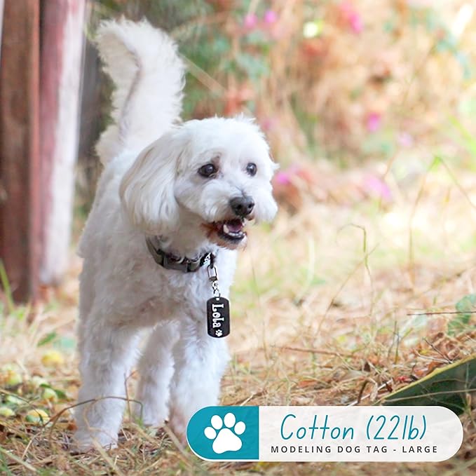 Ultra Joys Dog Tags Personalized for Pets - Hollow Paw Custom Pet ID Tag - Engraved Dog Tag for