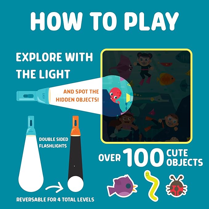 Chuckle & Roar Seek & Find Flashlight Activity Book