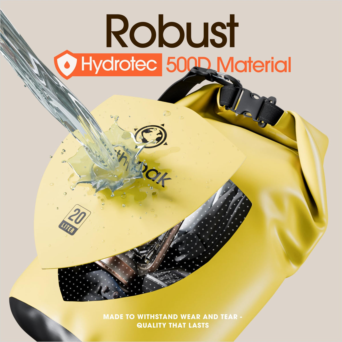 Earth Pak Waterproof Dry Bag - 10L, Waterproof - product view 4