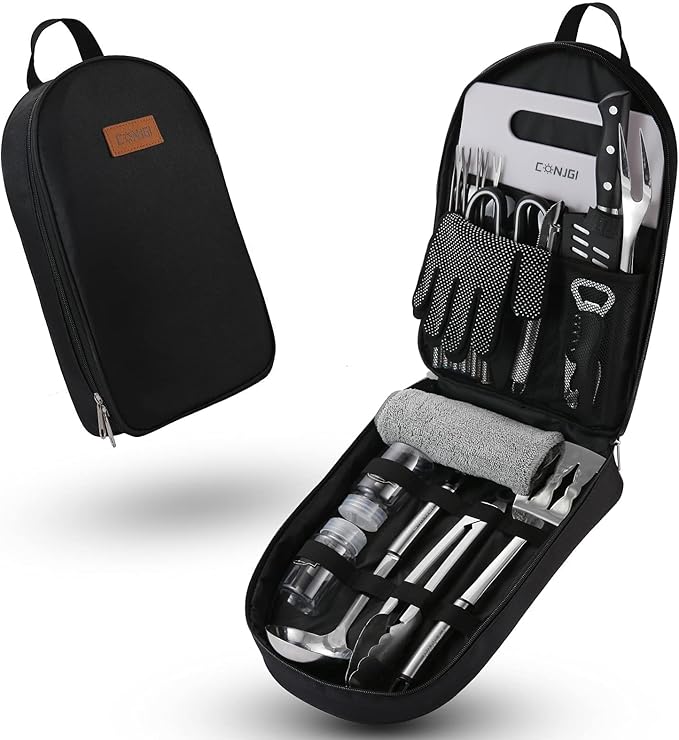 Camping Cookware Storage Bag - Camping Cooking Utensils Set Bag Camping Tool Portable Storage Bag