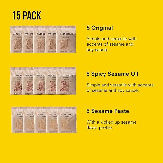 Public Goods Ramen Noodles | Brothless Vegan & Vegetarian Instant Ramen | Healthy, High Protein