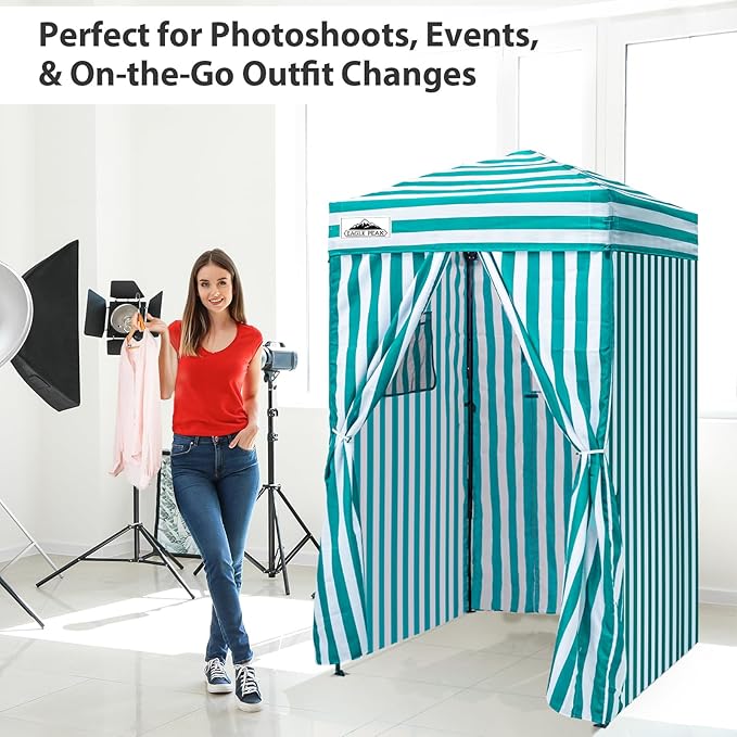 EAGLE PEAK Flex Ultra Compact 4x4 Pop-up Canopy, Sun Shelter, Changing Room, Portable Privacy