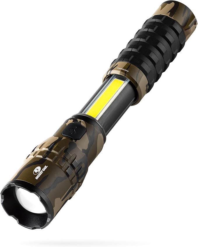 NEBO SLYDE King 2K Flashlight | 2000 Lumens, 7 Light Modes, Rechargeable COB Work Light & LED