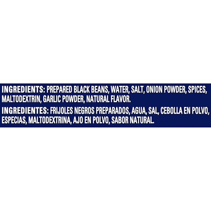BUSH'S BEST 15 oz Canned Seasoned Recipe Black Beans, Source of Plant Based Protein and Fiber, Low