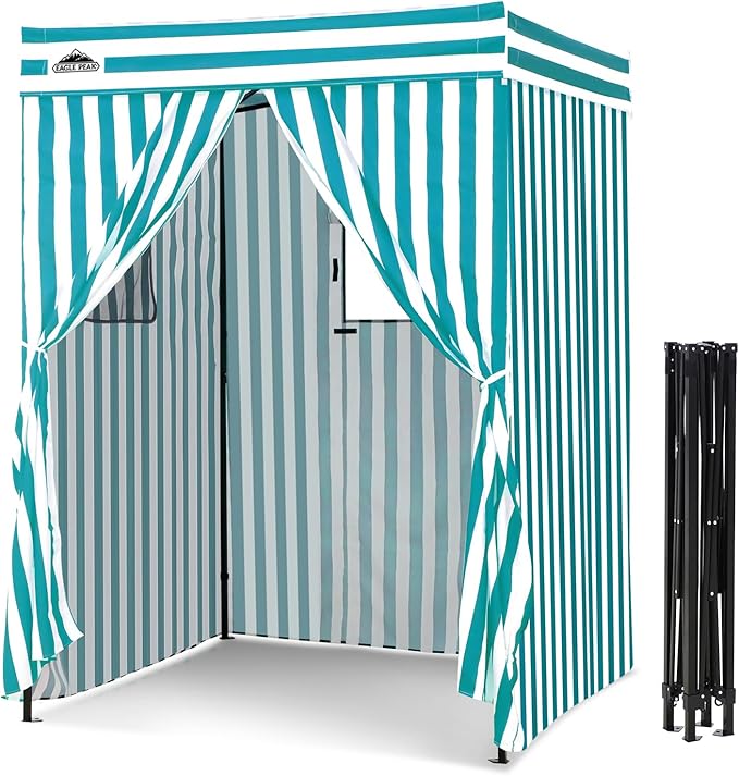 EAGLE PEAK Flex Compact 5x5 Pop-up Canopy Changing Room, Portable Privacy Dressing Room for Indoor
