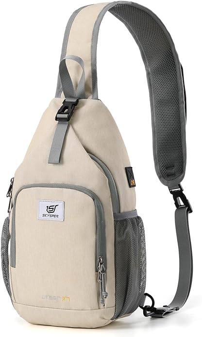 SKYSPER Sling Bag RFID Crossbody Sling Backpack Cross Body Shoulder Bag Travel Hiking Daypack for