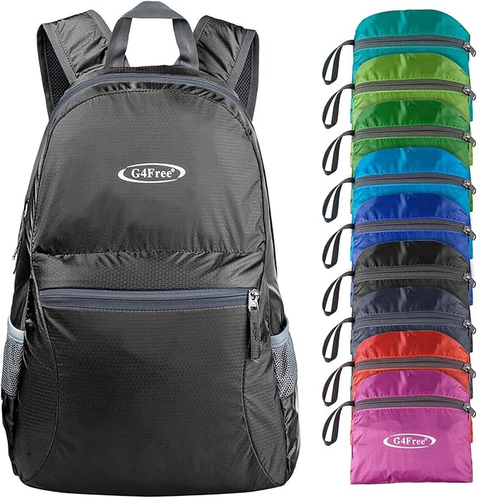 G4Free 20L Lightweight Packable Backpack Travel Hiking Daypack Foldable Backpack for Men Women
