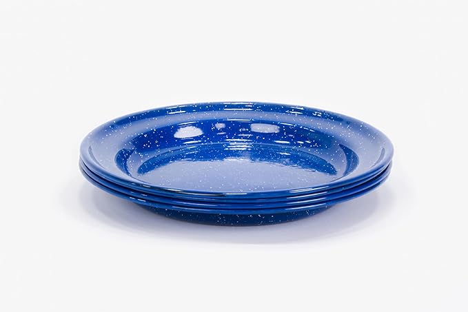 Enamelware for Camping and Backpacking - Camping Cookware Gear Essentials for Outdoor/Indoor Use