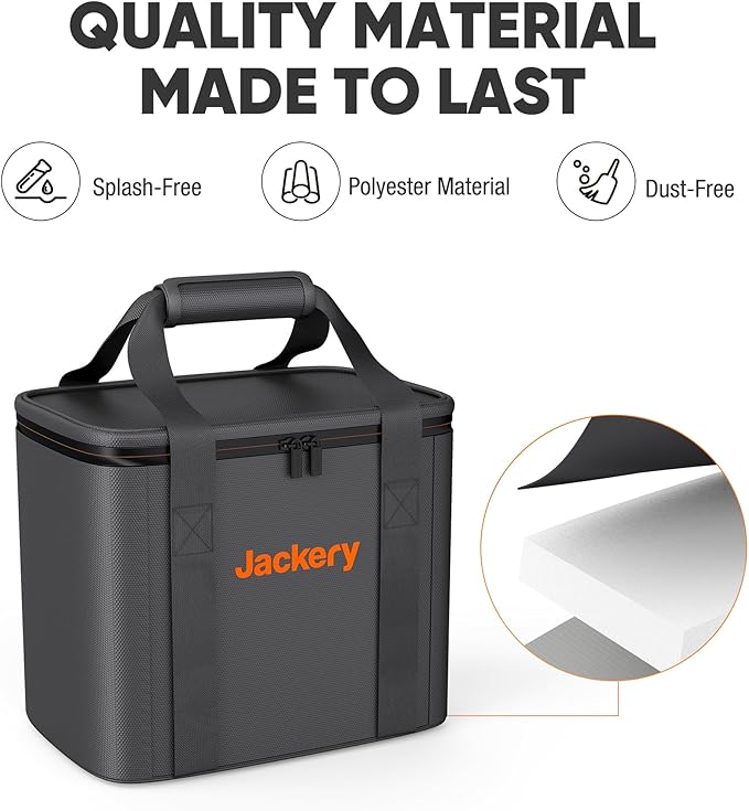 Jackery Portable Power Station Explorer 300 with Carrying Bag, 293Wh Backup Lithium Battery, Solar