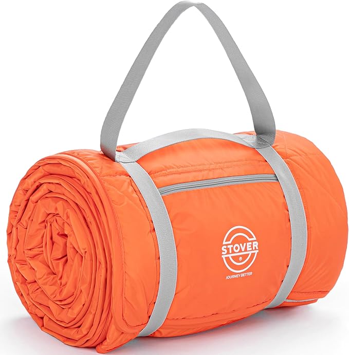 STOVER Waterproof Stadium Blanket – Portable Outdoor Camping Blanket for Travel, Picnics, or Sports