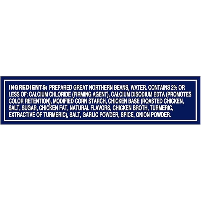 BUSH'S BEST 15.5 oz Canned White Chili Bean Mild, Source of Plant Based Protein and Fiber, Low Fat