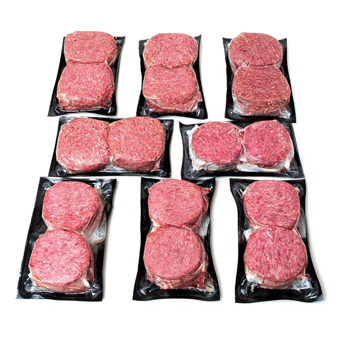 Angus Wagyu Ground Beef Patties By Nebraska Star Beef - The Ultra Premium Package for Family