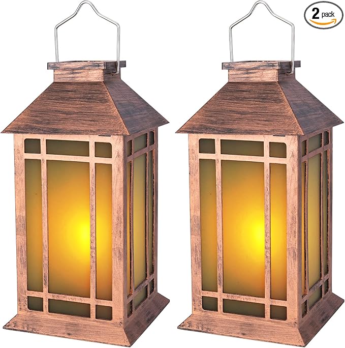 Afirst Solar Lantern Outdoor, Hanging Lights Decorative Outdoor Lighting Waterproof Umbrella Lights