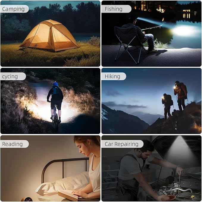 WARSUN Compact Multi-Mode Pocket LED Flashlight - 675LM, USB-C Rechargeable, IPX4, Dual Material