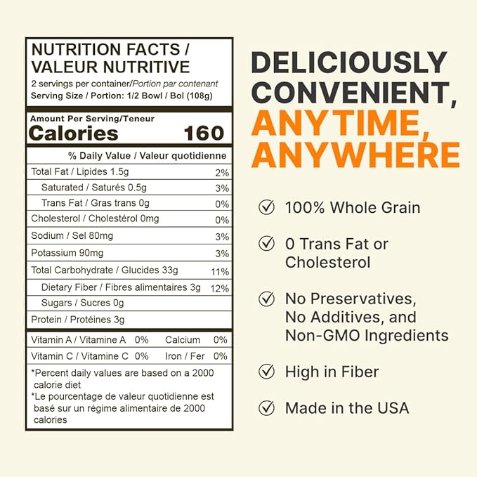 Healthee Organic Brown Rice, Gluten Free, Fully Cooked and Ready-to-Eat, USDA Certified Organic