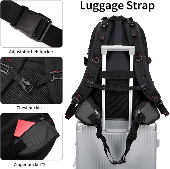 Nerlion 40L Hiking Backpack Travel Backpack for Men Women Camping Waterproof Outdoor Hiking Daypack