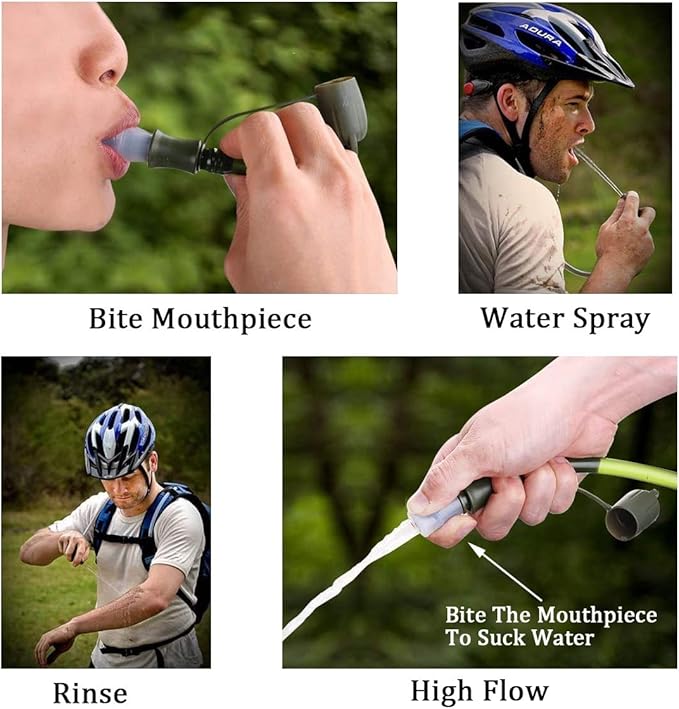 Hydration Bladder 1.5L-2L-3L,Leak Proof Water Reservoir, BPA Free Military Water Storage Bladder