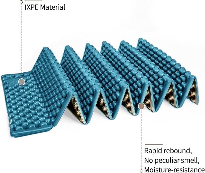 Foam Camping Pads for Hiking, Ultralight Closed Cell Mattress, Waterproof Soft Mat for Adults, Wide