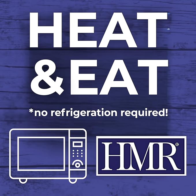 HMR Entrees Meals 6-Pack Vegetable Stew with Beef | Low Calorie Microwave Meals for Weight Loss |