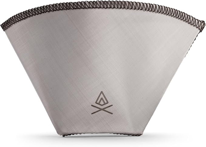 VSSL Nest #1 Stainless Steel Mesh Coffee Filter, Transportable and Compact, Perfect For Camping