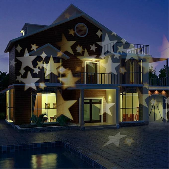Lightess Christmas Projector Light Star Moving Holiday Decorations Outdoor Indoor Decor LED