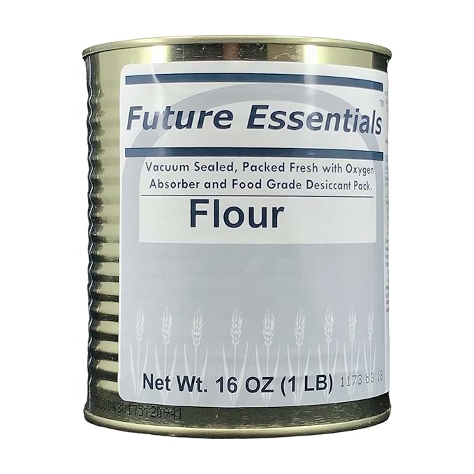 Future Essentials All Purpose White Flour | 100% Natural Whole Grain | Non GMO | Long Term Storage