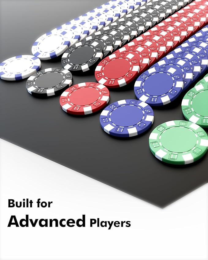Poker Chip Set - Classic 300PCS Poker Set with Aluminum Case, 11.5 Gram Casino Chips for Texas