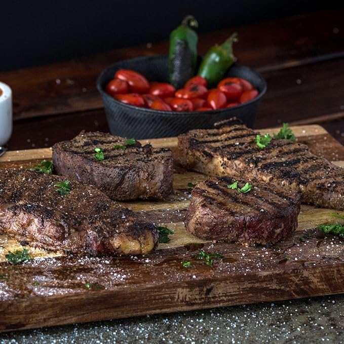 Aged Angus Filet Mignon Top Sirloin NY Strip Ribeye and Premium Ground Beef by Nebraska Star Beef