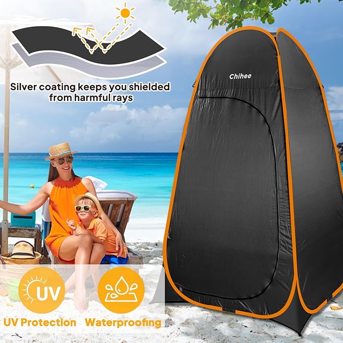 Chihee Outdoor Privacy Shelter Pop Up Camping Bathroom Tent Pod Portable Changing 1 Room Instant
